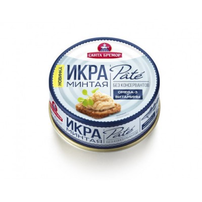 Икра  минтая 90г ж/б делик. люкс Пате