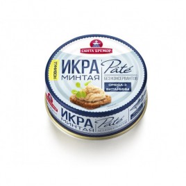 Икра  минтая 90г ж/б делик. люкс Пате