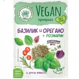 Vegan-приправа "Базилик и Орегано + Розмарин" 10гр Волшебное дерево