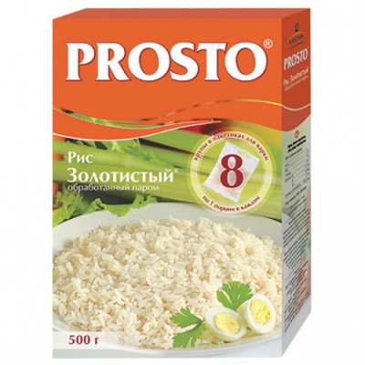 ПРОСТО Рис Длиннозерн.пропар 500г