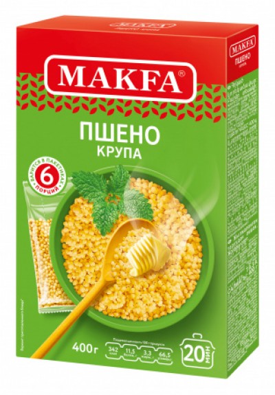 Макфа Крупа Пшено вар./пакеты 5*80г