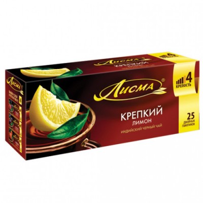 Чай Лисма 25 пак.Лимон