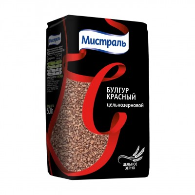 Мистраль Крупа Пшеничная Булгур красный 500гр