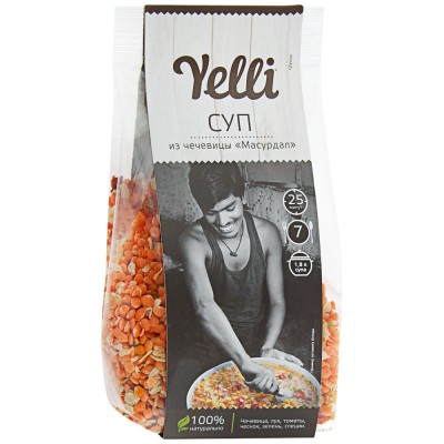 Yelli Суп из чечевицы Масурдал 250г.