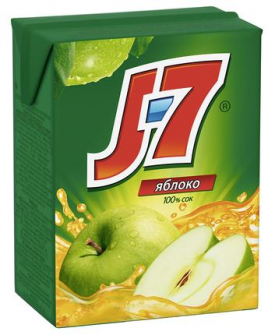 Сок J7 яблоко 0,2л