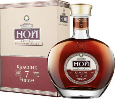 Коньяк Ной Классик 7* 40% п/у 0,5л