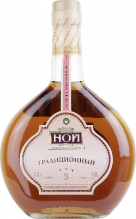 Коньяк"Ной Традиционный"3* 40%  0,5л