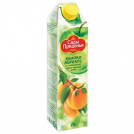 Сок Сады придонья Яблоко Абрикос 1л