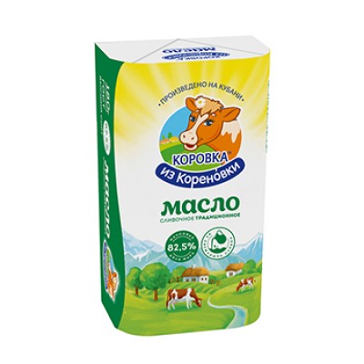 БЗМЖ Масло сливочное Традиционное 82,5% 400г пленка КизК