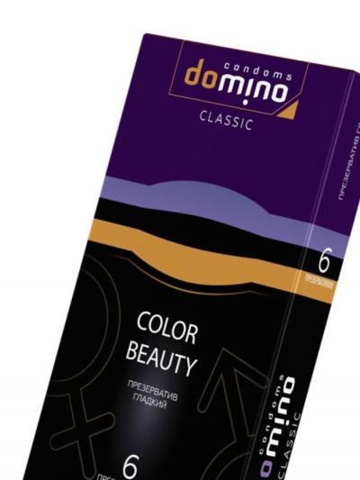Презервативы Domino Color Beayty гладкие 6шт