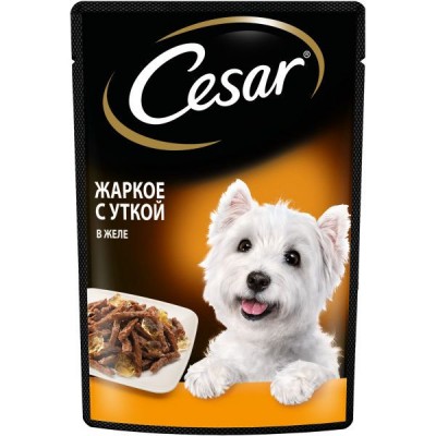 Корм для собак Cesal пауч жаркое с уткой 85г