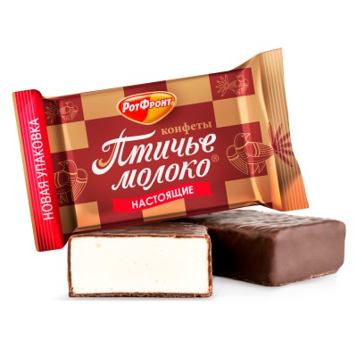 Конфеты Птичье молоко сливочно-ванильные 1кг Рот Фронт