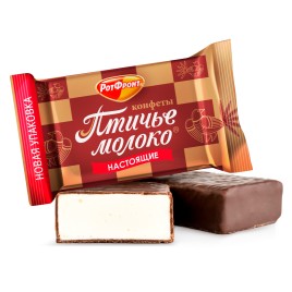 Конфеты Птичье молоко сливочно-ванильные 1кг Рот Фронт