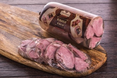 Языки свиные в желе вареные охл. 0,600гр ДТ Рублевский