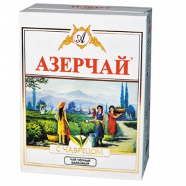 Чай Азерчай Черный (с чебрецом) 100гр.