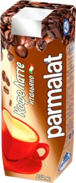 БЗМЖ Коктейль Молочный Пармалат Кофе Латте 250мл