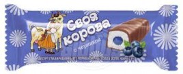 СЗМЖ Десерт глазированный с черникой  "Своя корова" 23% 40гр флоупак