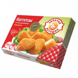 Наггетсы из мяса цыпленка Традиционные 300г Золотой Петушок