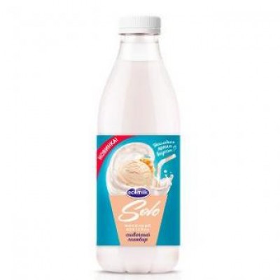 БЗМЖ Коктейль молочный "Экомилк Соло" с пломбиром 2% 930мл