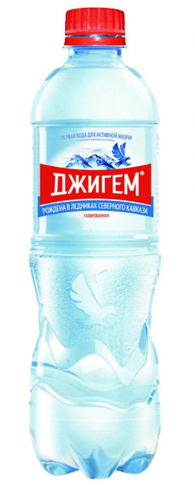 Вода "Джигем" газ 0,5л пэт