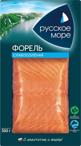 Форель с/с в/у филе-кусок Русское Море 300гр.