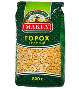 Макфа Горох колотый 800г