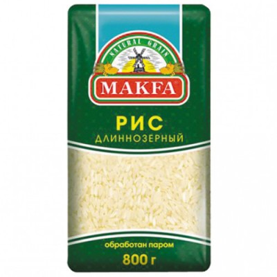 Макфа Рис длинный пропар. 800г