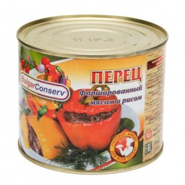 Перец фарширован. Булгарконсерв 540 г ж/б