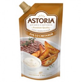 Соус Астория лук со сметаной  233гр.дой-пак