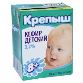 БЗМЖ Кефир 3,2% Крепыш РА 0,2л
