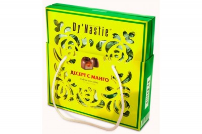 Шоколадные конфеты Династия "Десерт с манго" в сумочке 170г