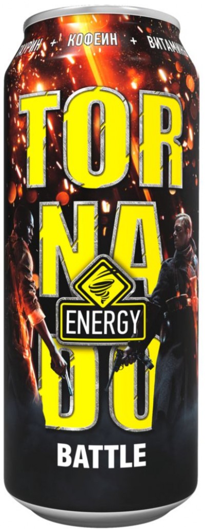 Напиток энергетический Tornado Energy Bubble ж/б 450мл