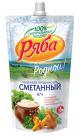 Майонез РЯБА Сметанный 67% 372гр д/пак