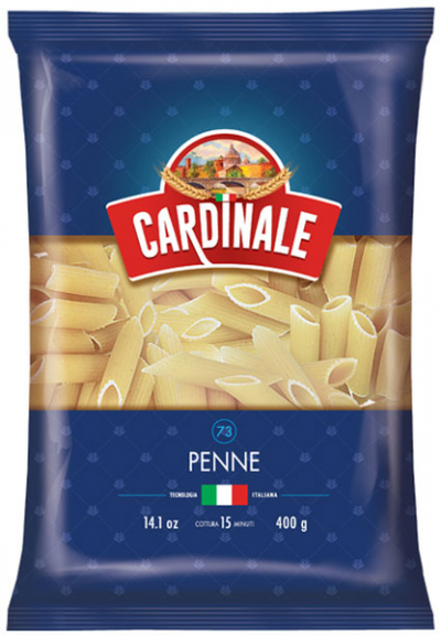 Кардинале Макаронные изделия перья 400гр №73