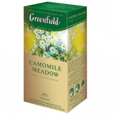 Чай Гринфилд черный Камомайл медоу 25пак