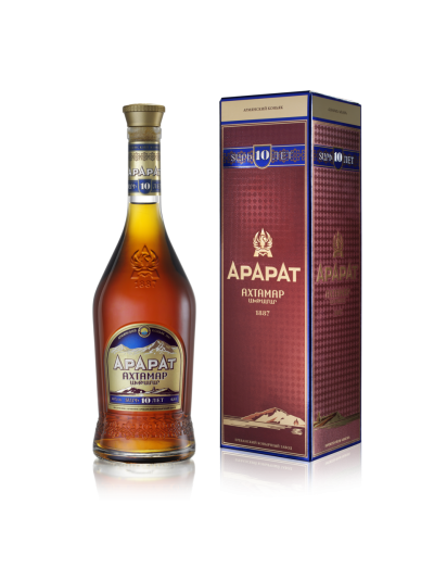 Коньяк" Арарат""Ахтамар"10лет 40% 0,5л.в п/у.