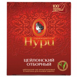 Чай Принцесса Нури черный отборный 100пак