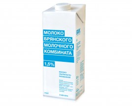 БЗМЖ Молоко ультрапаст. 1,5% 975мл БМК edge