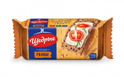 Хлебцы Щедрые хрустящие ржаные 100г