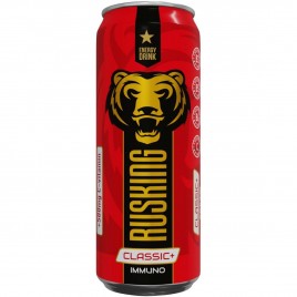Напиток б/а энергетический Рускинг+Классик газ. 0,45л Rusking