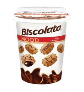 Печенье Biscolata Mood с начинкой из шок. крема 115гр стакан
