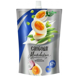 Майонез Слобода Московская 67% дой-пак 700мл с доз.