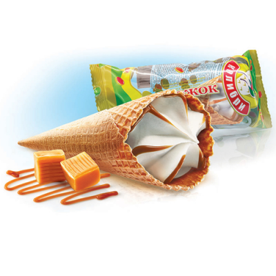 Рожок Гигант Колибри карамель100г