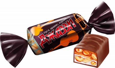 Конфеты Джаззи нуга карамель арахис 1кг./ Яшкино/