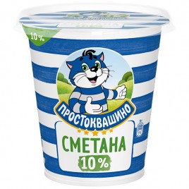БЗМЖ Сметана Простоквашино 10% 300гр