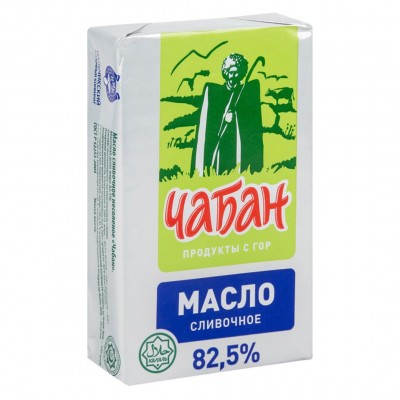 БЗМЖ Масло сливочное "Чабан" 82,5% 380г