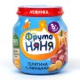 Пюре ФрутоНяня из мяса телятины с овощами 100г ст/б