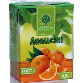 Нектар Плодовое апельсин 200мл тетрапак