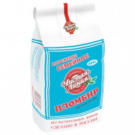 Мороженое Пломбир  "Семейное" 450г ЧЛ