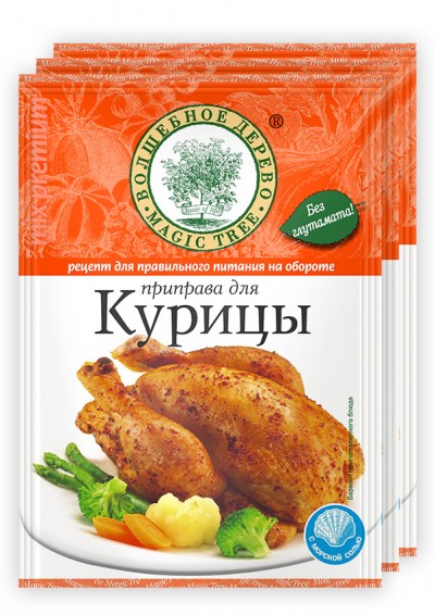 Приправа для курицы с морской солью 30г Волшебное Дерево